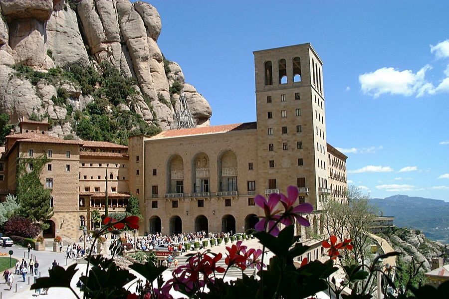 Hotel Abat Cisneros Montserrat Exterior foto